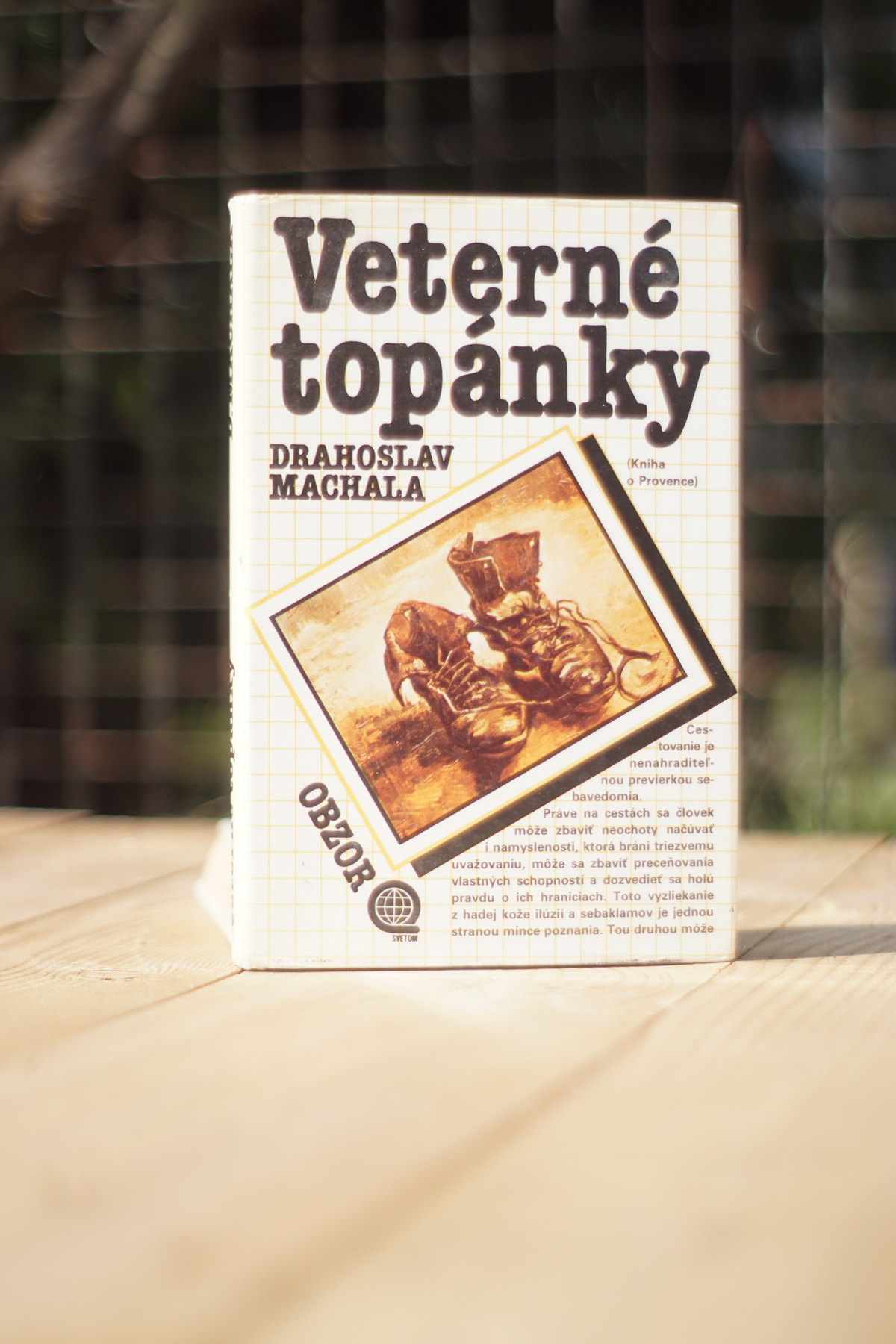 Veterné topánky kniha o Provence Drahoslav Machala