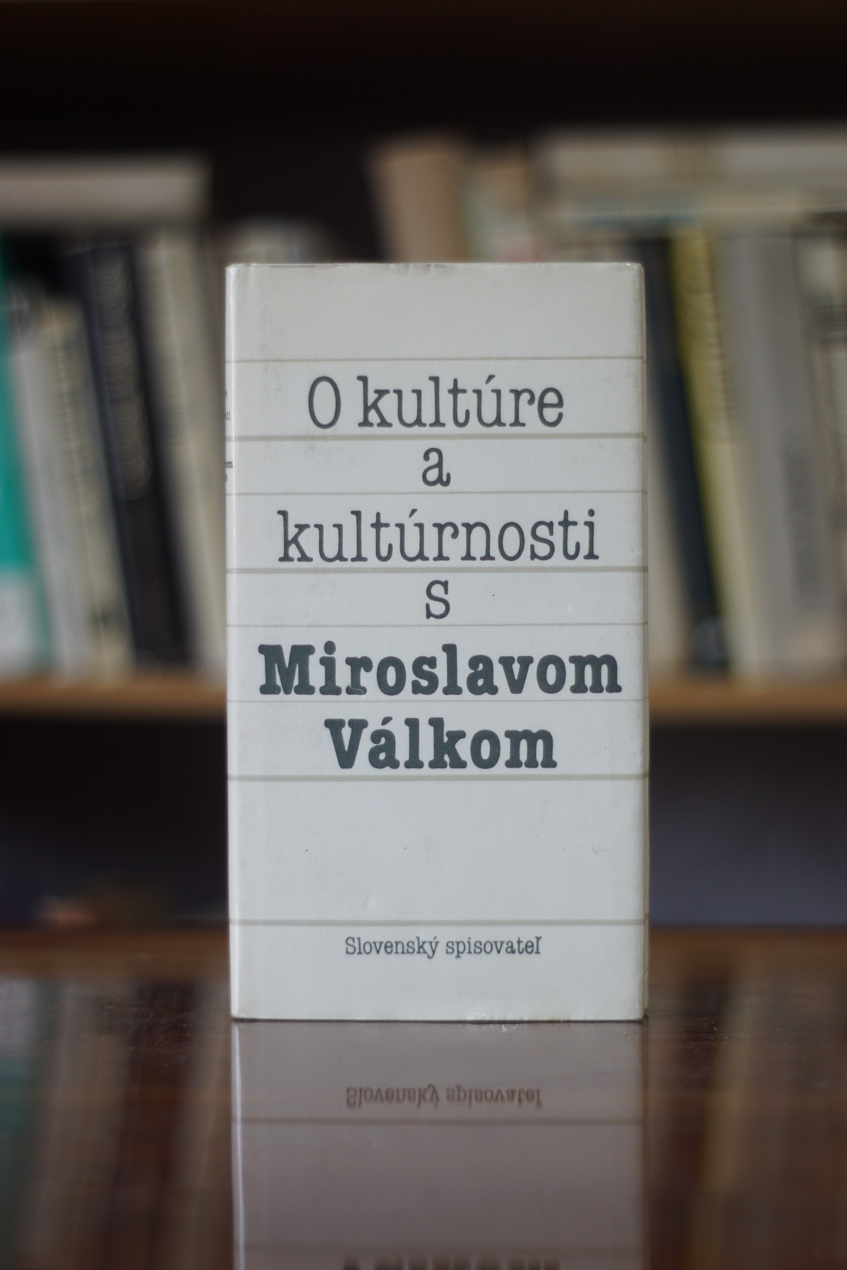 O kultúre a kultúrnosti s Miroslavom Válkom Miroslav Válek